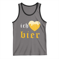Funny Oktoberfest Tank Top Ich Liebe Bier Heart German Beer Foam - Wonder Print Shop
