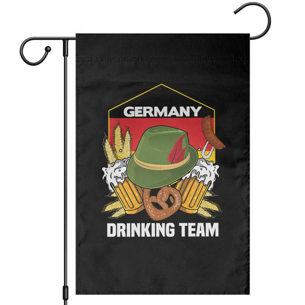 Germany Drinking Team Garden Flag Germany Beer Festivals Oktoberfest Alpine hat Barley - Wonder Print Shop