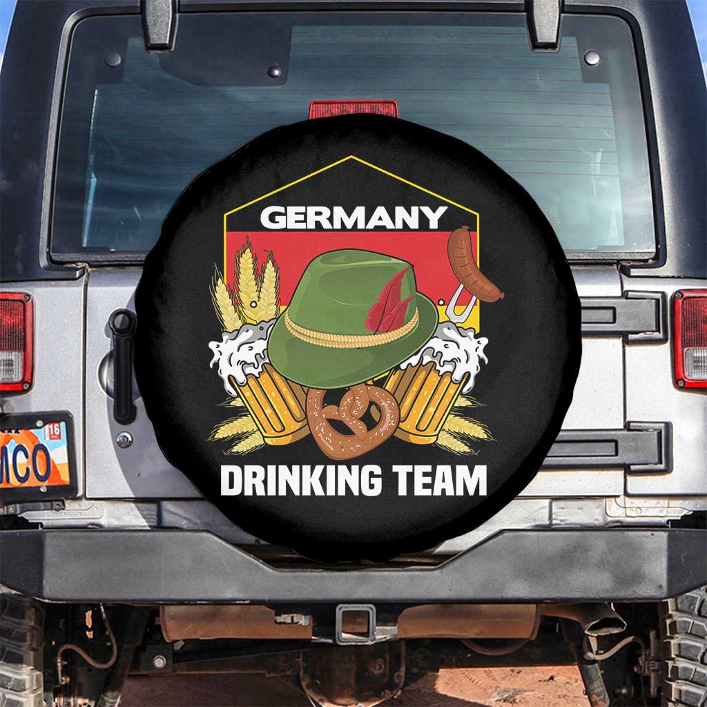 Germany Drinking Team Spare Tire Cover Germany Beer Festivals Oktoberfest Alpine hat Barley - Wonder Print Shop