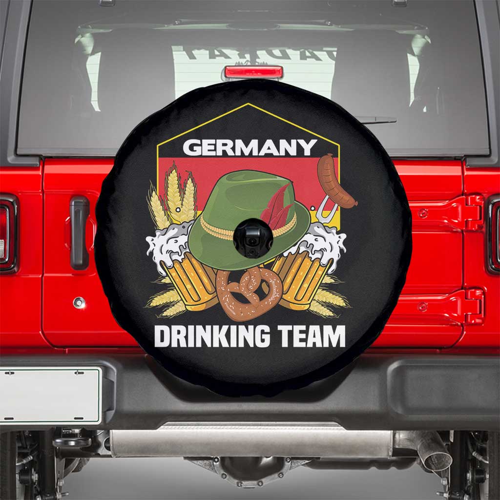Germany Drinking Team Spare Tire Cover Germany Beer Festivals Oktoberfest Alpine hat Barley - Wonder Print Shop
