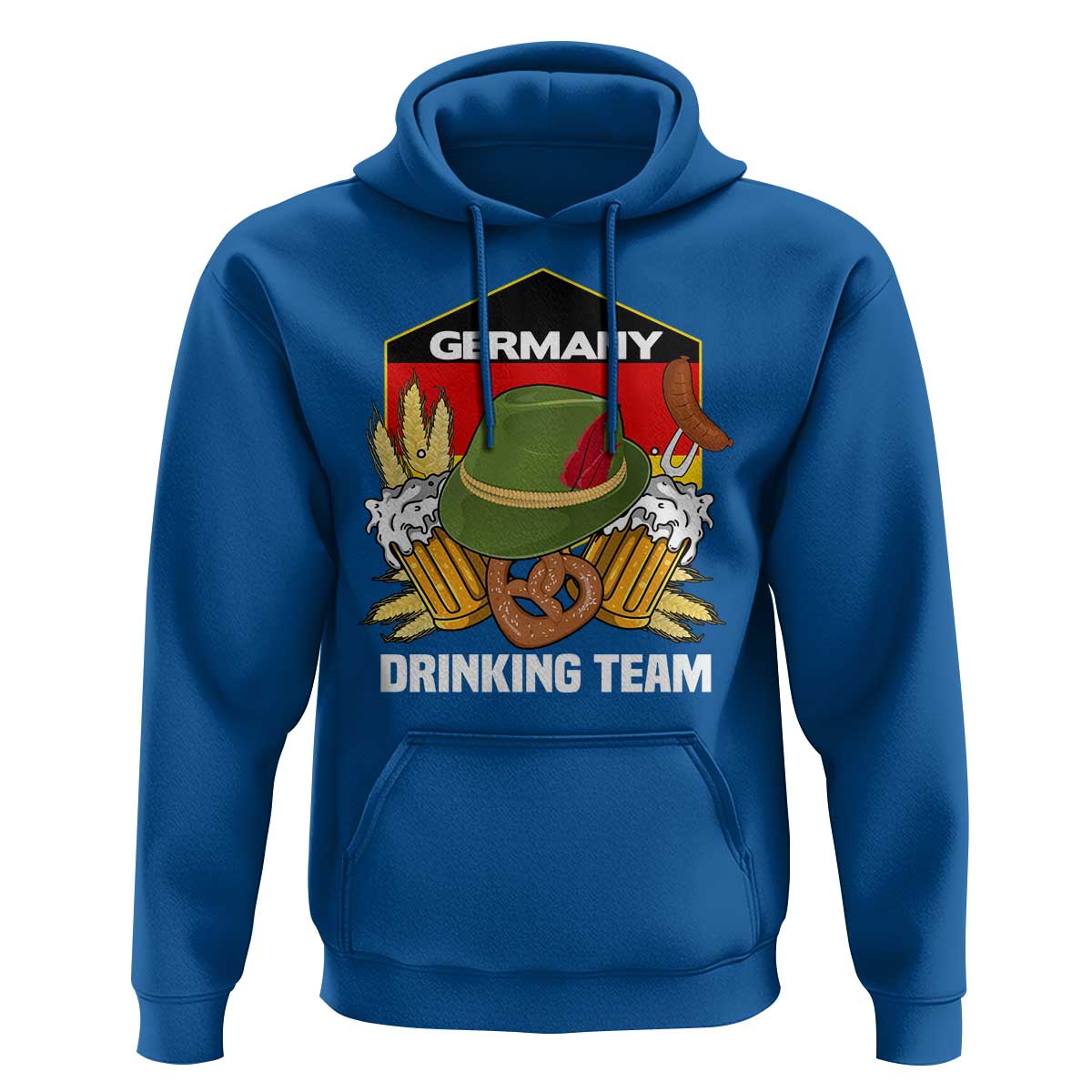 Germany Drinking Team Hoodie Germany Beer Festivals Oktoberfest Alpine hat Barley - Wonder Print Shop