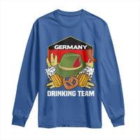 Germany Drinking Team Long Sleeve Shirt Germany Beer Festivals Oktoberfest Alpine hat Barley - Wonder Print Shop