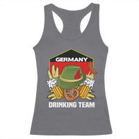Germany Drinking Team Racerback Tank Top Germany Beer Festivals Oktoberfest Alpine hat Barley - Wonder Print Shop