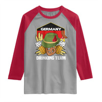 Germany Drinking Team Raglan Shirt Germany Beer Festivals Oktoberfest Alpine hat Barley - Wonder Print Shop