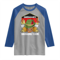 Germany Drinking Team Raglan Shirt Germany Beer Festivals Oktoberfest Alpine hat Barley - Wonder Print Shop