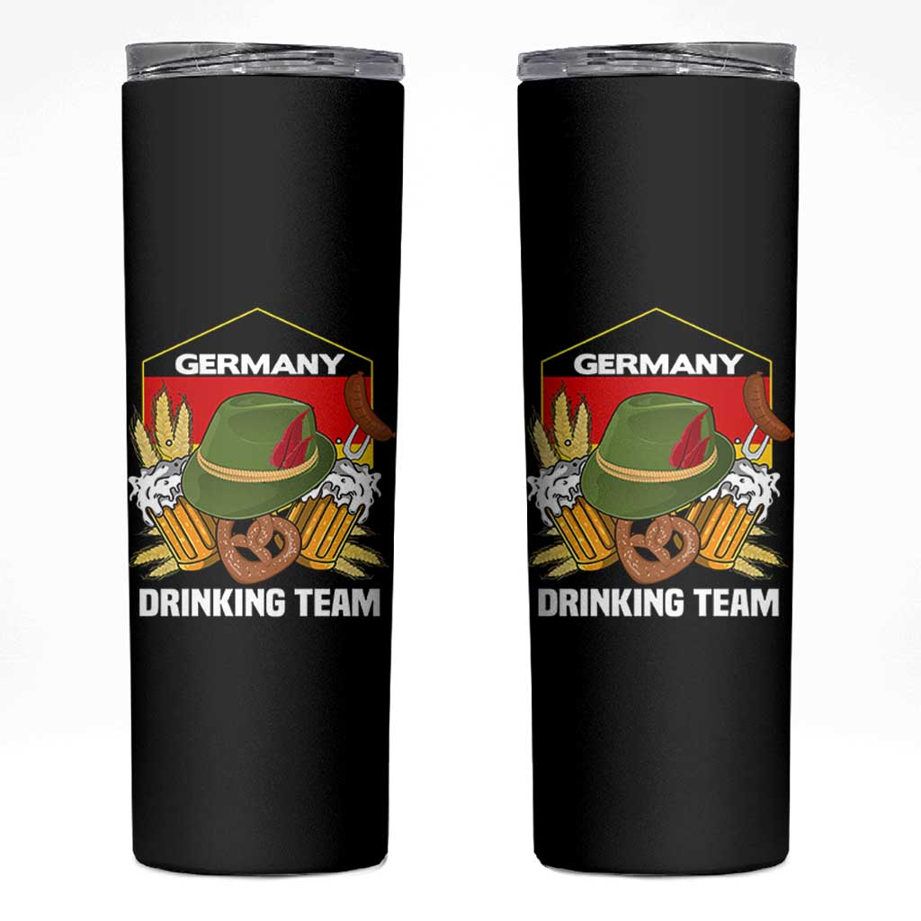 Germany Drinking Team Skinny Tumbler Germany Beer Festivals Oktoberfest Alpine hat Barley - Wonder Print Shop