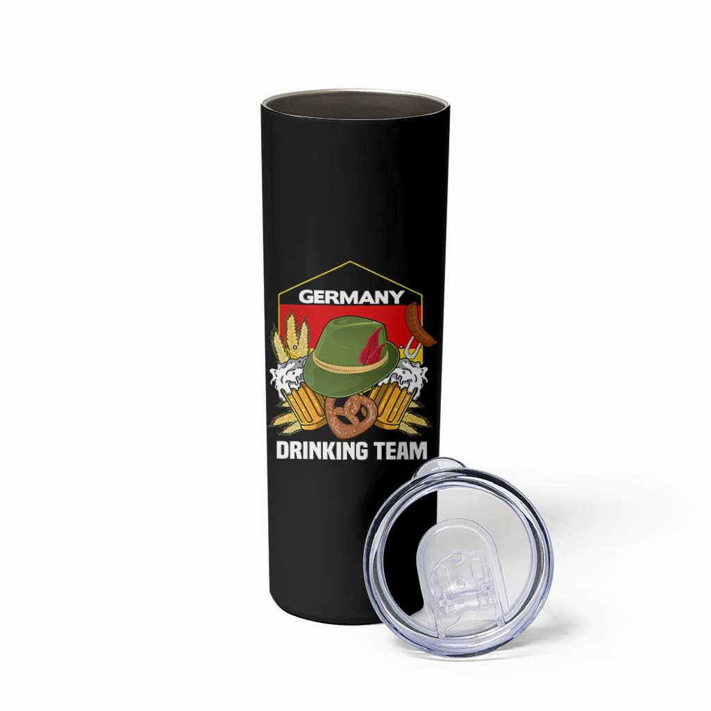 Germany Drinking Team Skinny Tumbler Germany Beer Festivals Oktoberfest Alpine hat Barley - Wonder Print Shop