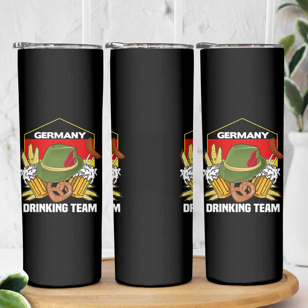 Germany Drinking Team Skinny Tumbler Germany Beer Festivals Oktoberfest Alpine hat Barley - Wonder Print Shop