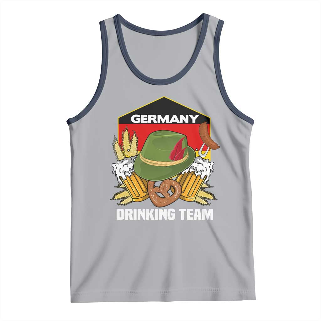 Germany Drinking Team Tank Top Germany Beer Festivals Oktoberfest Alpine hat Barley - Wonder Print Shop