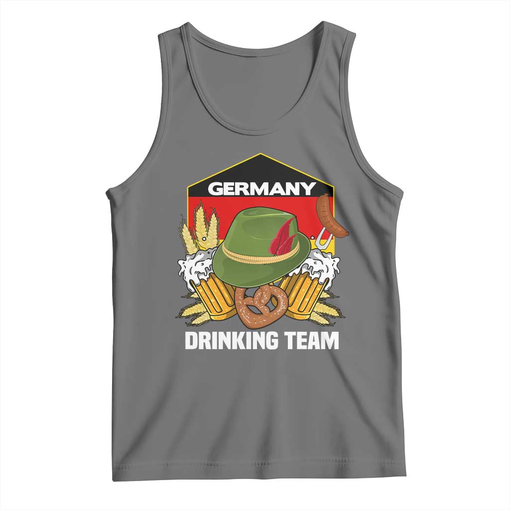 Germany Drinking Team Tank Top Germany Beer Festivals Oktoberfest Alpine hat Barley - Wonder Print Shop