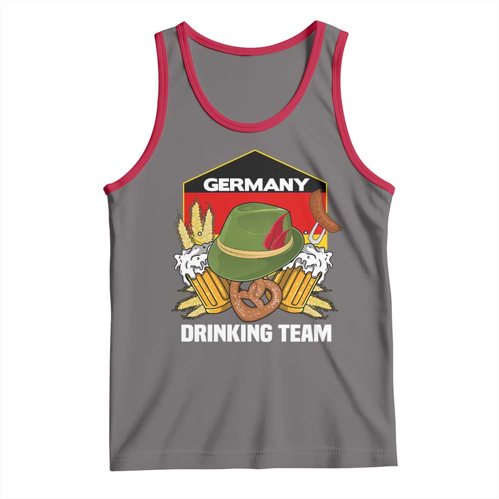 Germany Drinking Team Tank Top Germany Beer Festivals Oktoberfest Alpine hat Barley - Wonder Print Shop