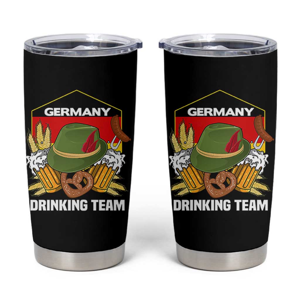 Germany Drinking Team Tumbler Cup Germany Beer Festivals Oktoberfest Alpine hat Barley - Wonder Print Shop