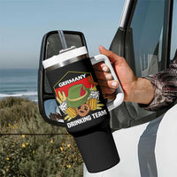 Germany Drinking Team Tumbler With Handle Germany Beer Festivals Oktoberfest Alpine hat Barley - Wonder Print Shop