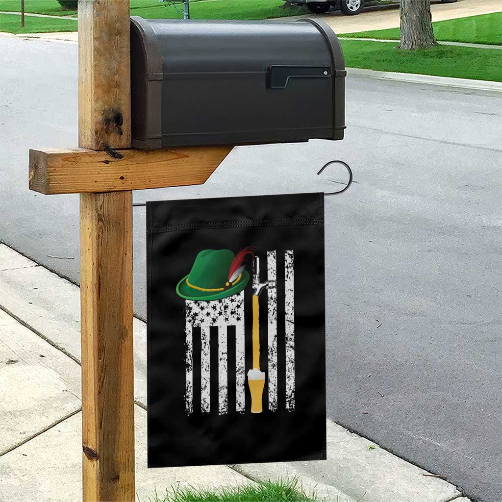 Funny German Beer Garden Flag Oktoberfest Vintage American Flag Alpine hat - Wonder Print Shop