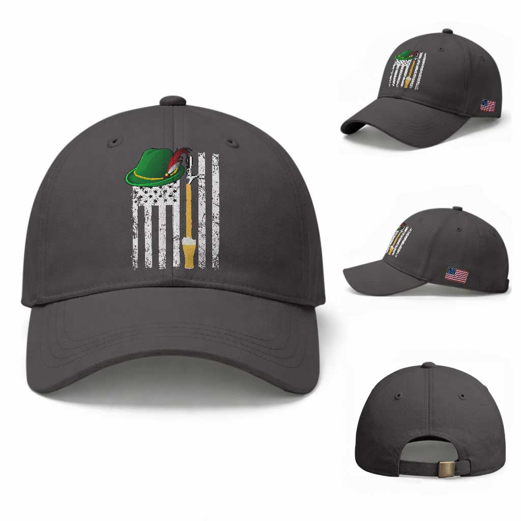 Funny German Beer Baseball Cap Oktoberfest Vintage American Flag Alpine hat