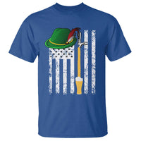 Funny German Beer T Shirt Oktoberfest Vintage American Flag Alpine hat - Wonder Print Shop