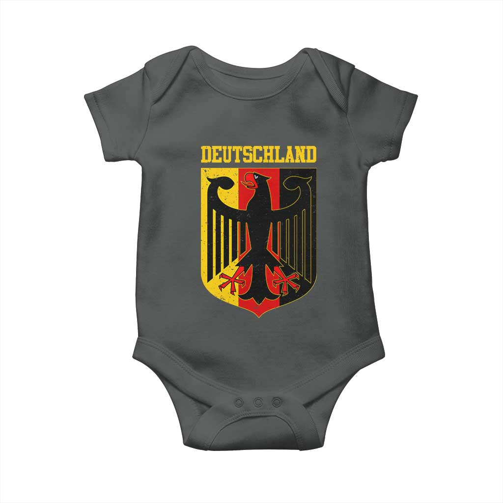 Deutschland German Pride Baby Onesie Bundesadler Coat of Arms - Wonder Print Shop