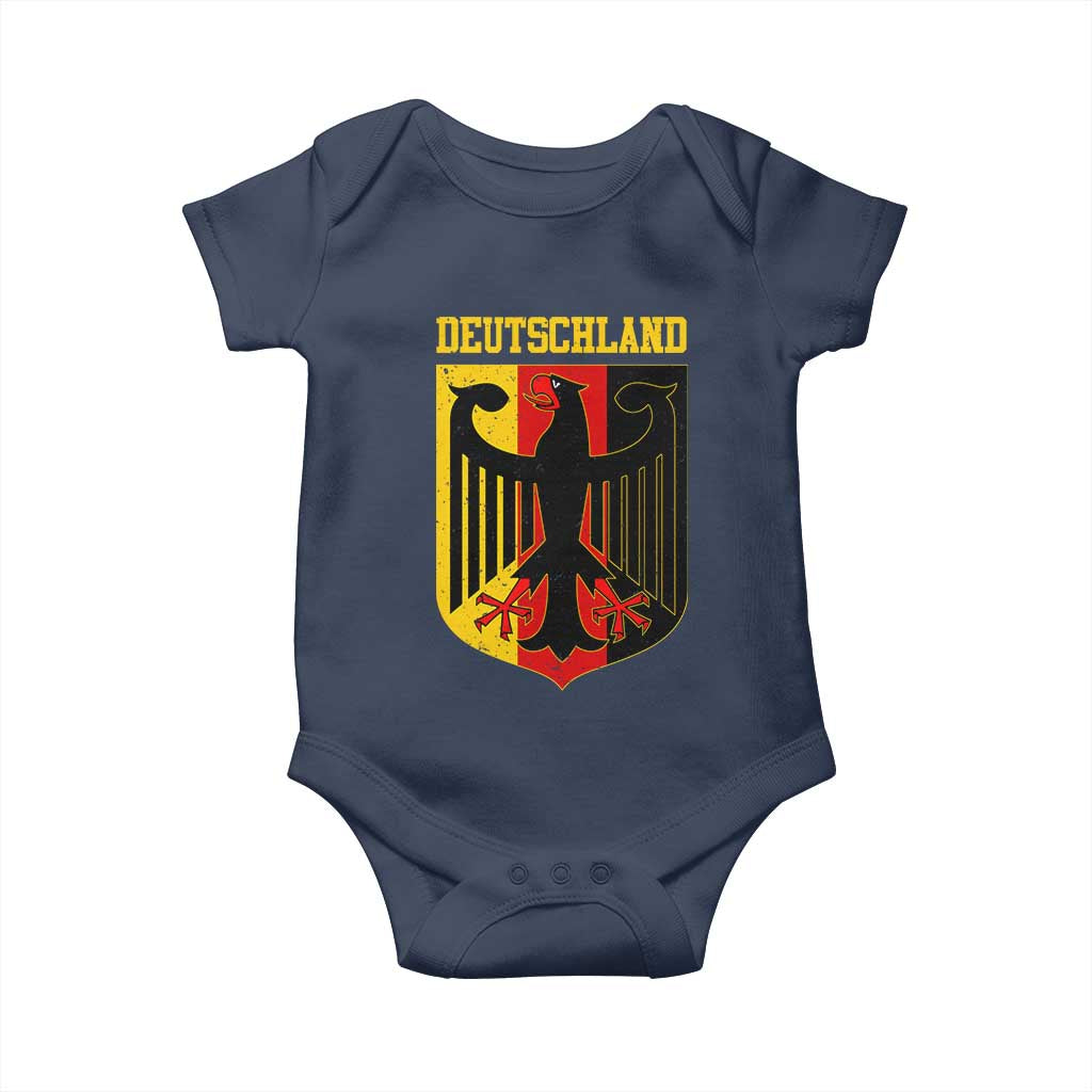 Deutschland German Pride Baby Onesie Bundesadler Coat of Arms - Wonder Print Shop