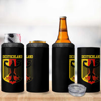 Deutschland German Pride 4 in 1 Can Cooler Tumbler Bundesadler Coat of Arms - Wonder Print Shop