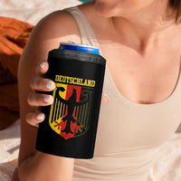 Deutschland German Pride 4 in 1 Can Cooler Tumbler Bundesadler Coat of Arms - Wonder Print Shop