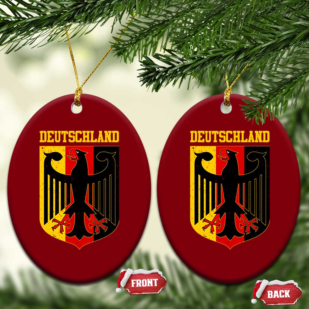 Deutschland German Pride Ceramic Ornament Bundesadler Coat of Arms - Wonder Print Shop