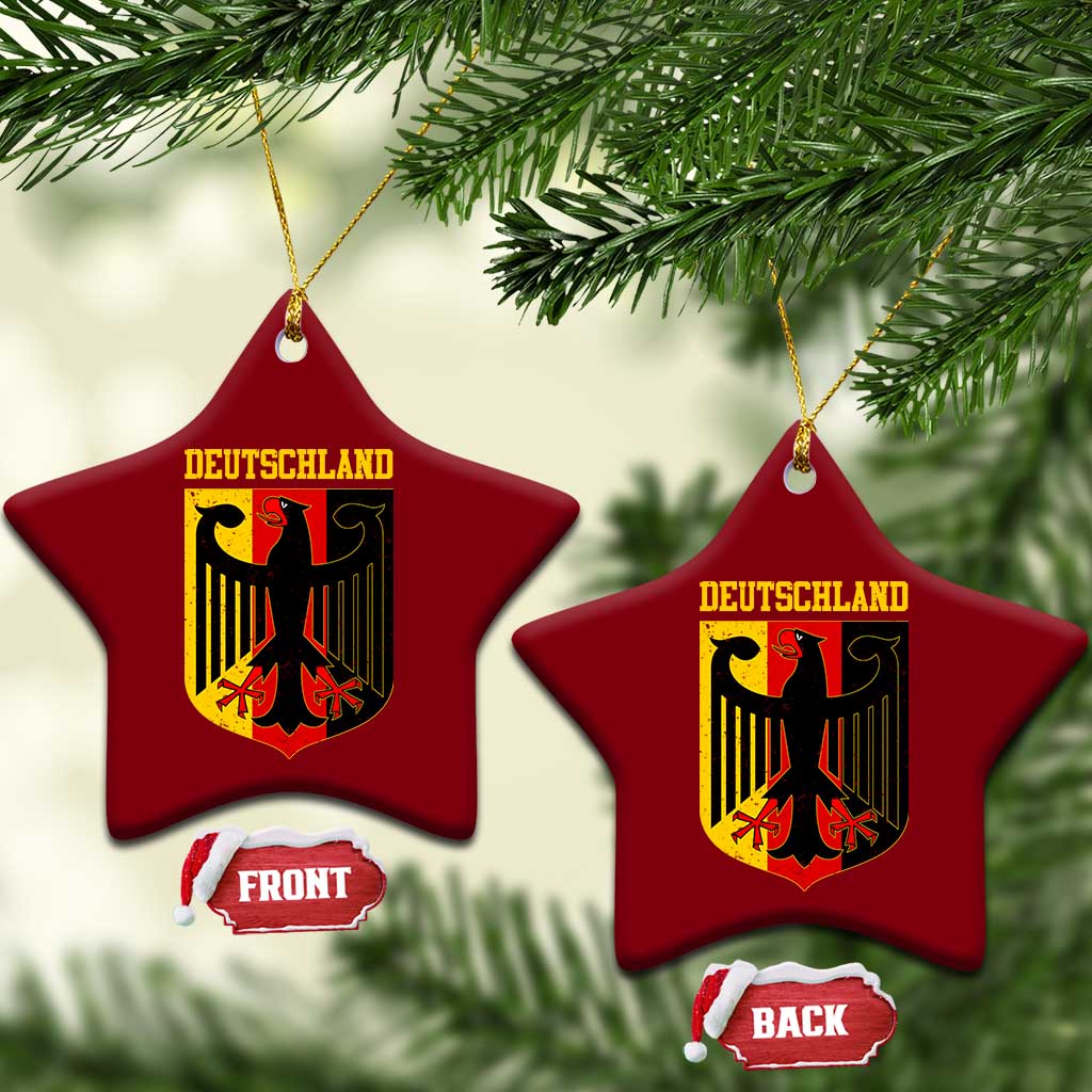 Deutschland German Pride Ceramic Ornament Bundesadler Coat of Arms - Wonder Print Shop