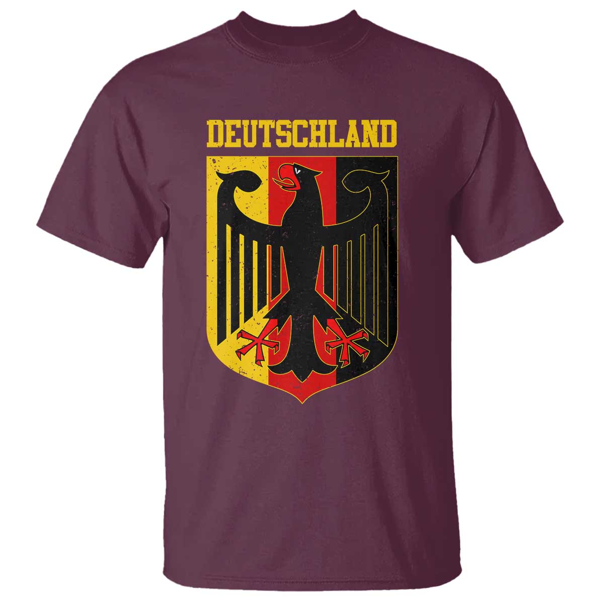 Deutschland German Pride T Shirt Bundesadler Coat of Arms - Wonder Print Shop