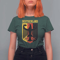Deutschland German Pride T Shirt For Women Bundesadler Coat of Arms - Wonder Print Shop