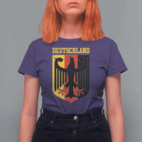 Deutschland German Pride T Shirt For Women Bundesadler Coat of Arms - Wonder Print Shop