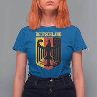 Deutschland German Pride T Shirt For Women Bundesadler Coat of Arms - Wonder Print Shop