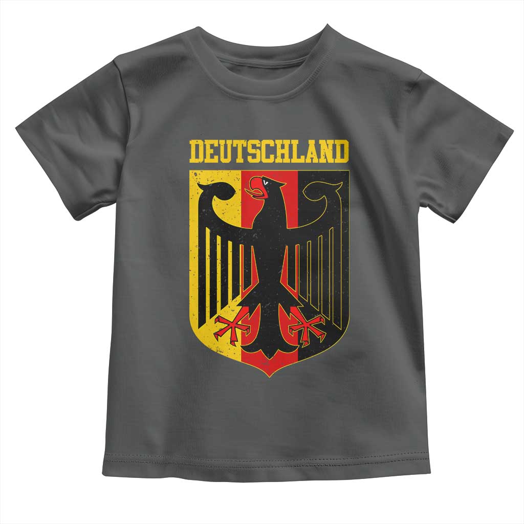 Deutschland German Pride Toddler T Shirt Bundesadler Coat of Arms - Wonder Print Shop