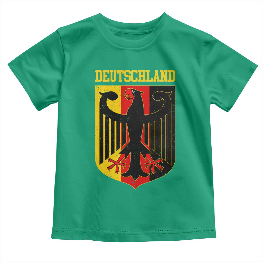 Deutschland German Pride Toddler T Shirt Bundesadler Coat of Arms - Wonder Print Shop