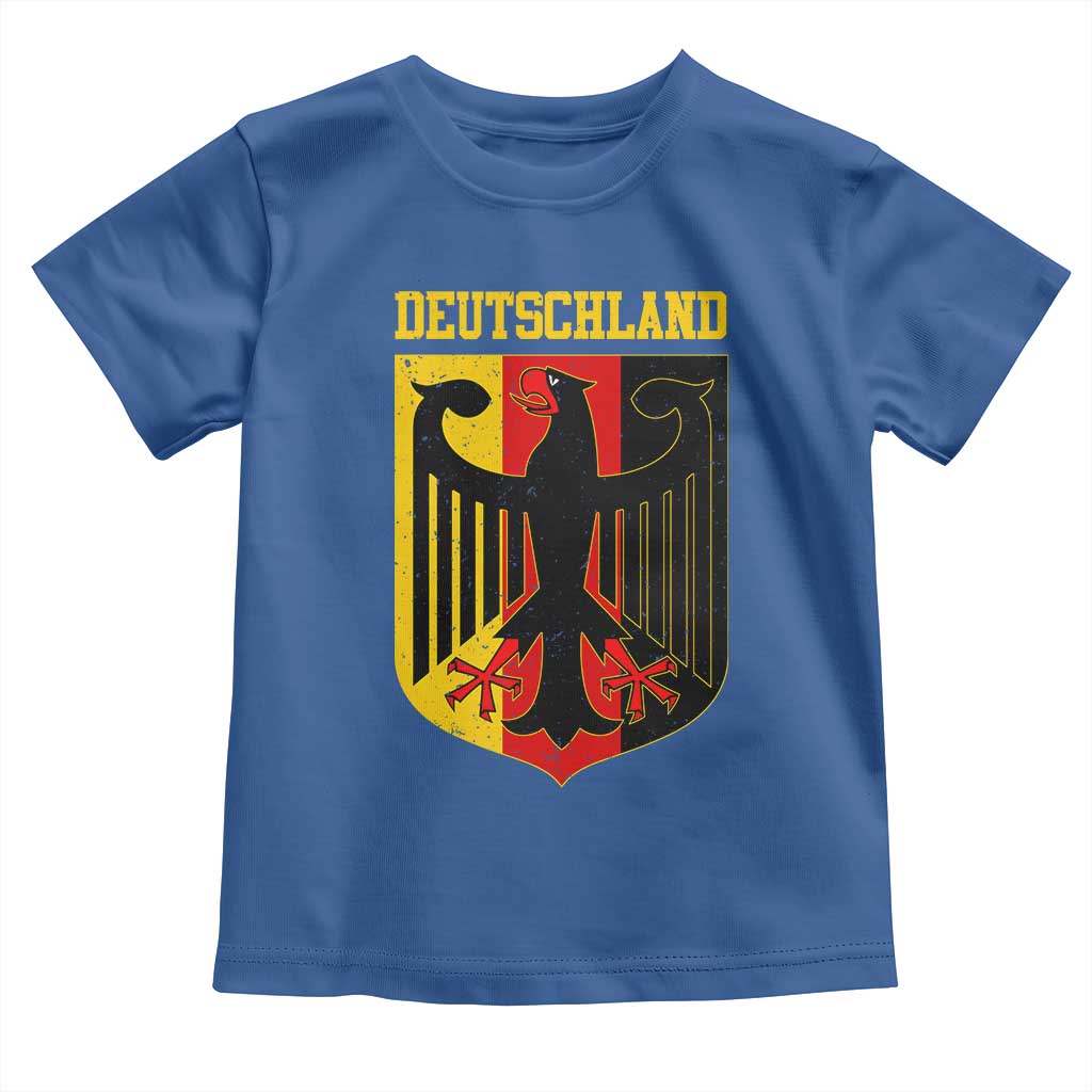 Deutschland German Pride Toddler T Shirt Bundesadler Coat of Arms - Wonder Print Shop