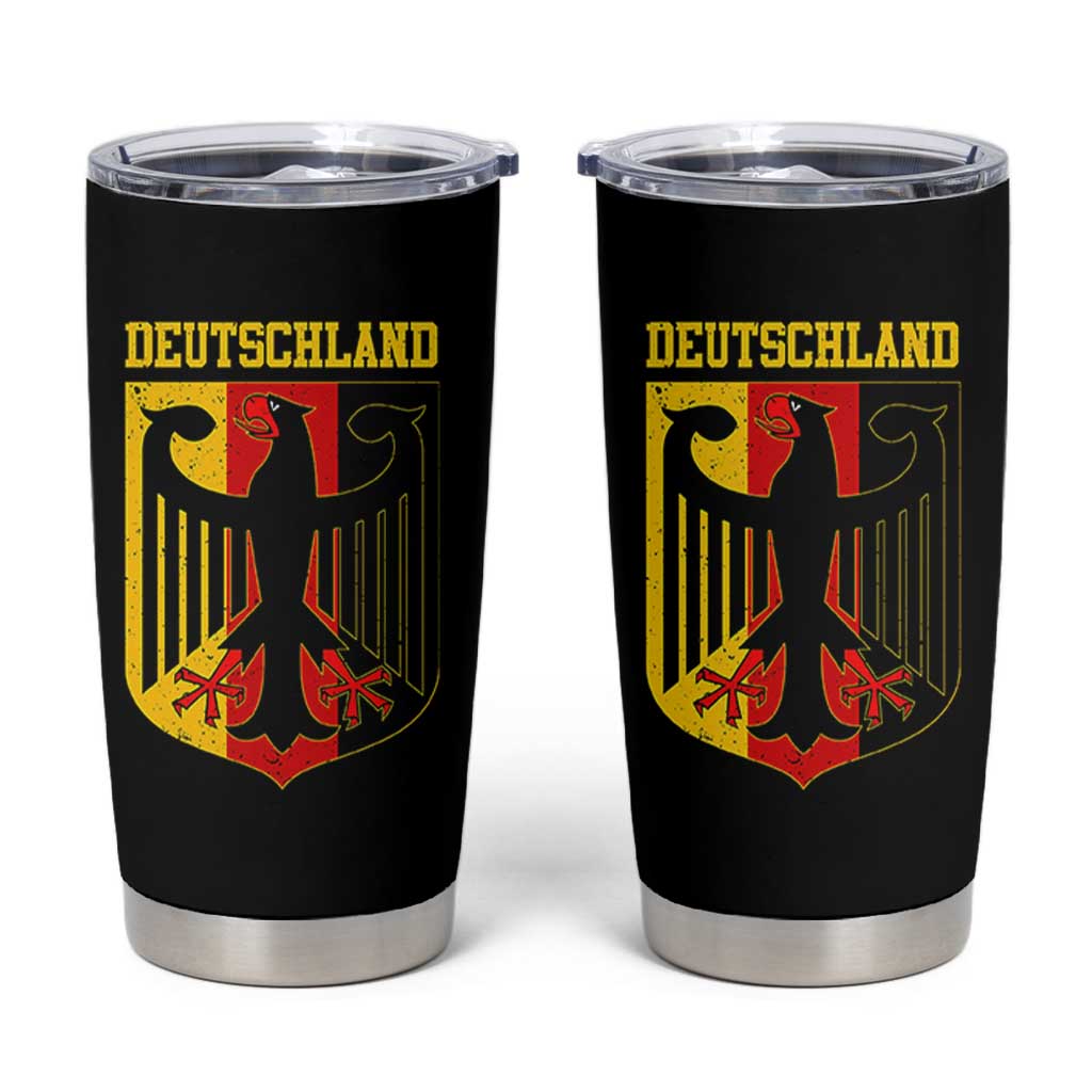 Deutschland German Pride Tumbler Cup Bundesadler Coat of Arms - Wonder Print Shop