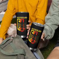 Deutschland German Pride Tumbler Cup Bundesadler Coat of Arms - Wonder Print Shop