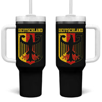 Deutschland German Pride Tumbler With Handle Bundesadler Coat of Arms - Wonder Print Shop