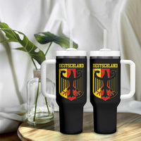 Deutschland German Pride Tumbler With Handle Bundesadler Coat of Arms - Wonder Print Shop