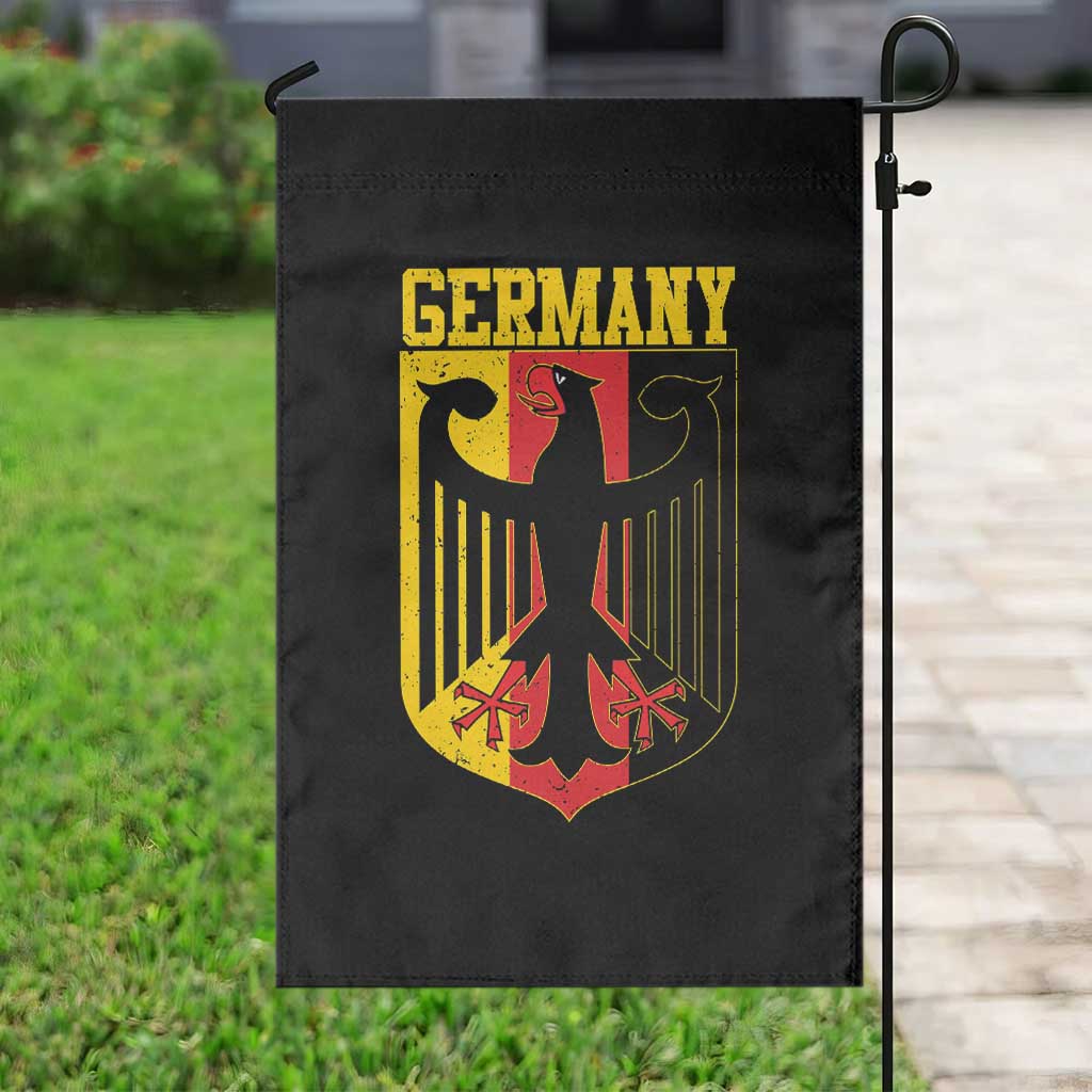 Proud Germany Garden Flag Bundesadler Coat of Arms German Flag - Wonder Print Shop
