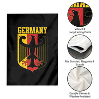 Proud Germany Garden Flag Bundesadler Coat of Arms German Flag - Wonder Print Shop