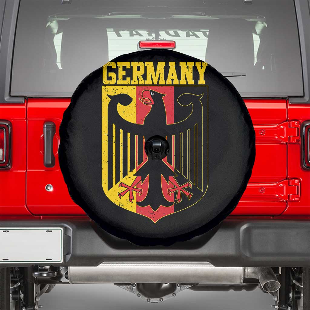 Proud Germany Spare Tire Cover Bundesadler Coat of Arms German Flag - Wonder Print Shop