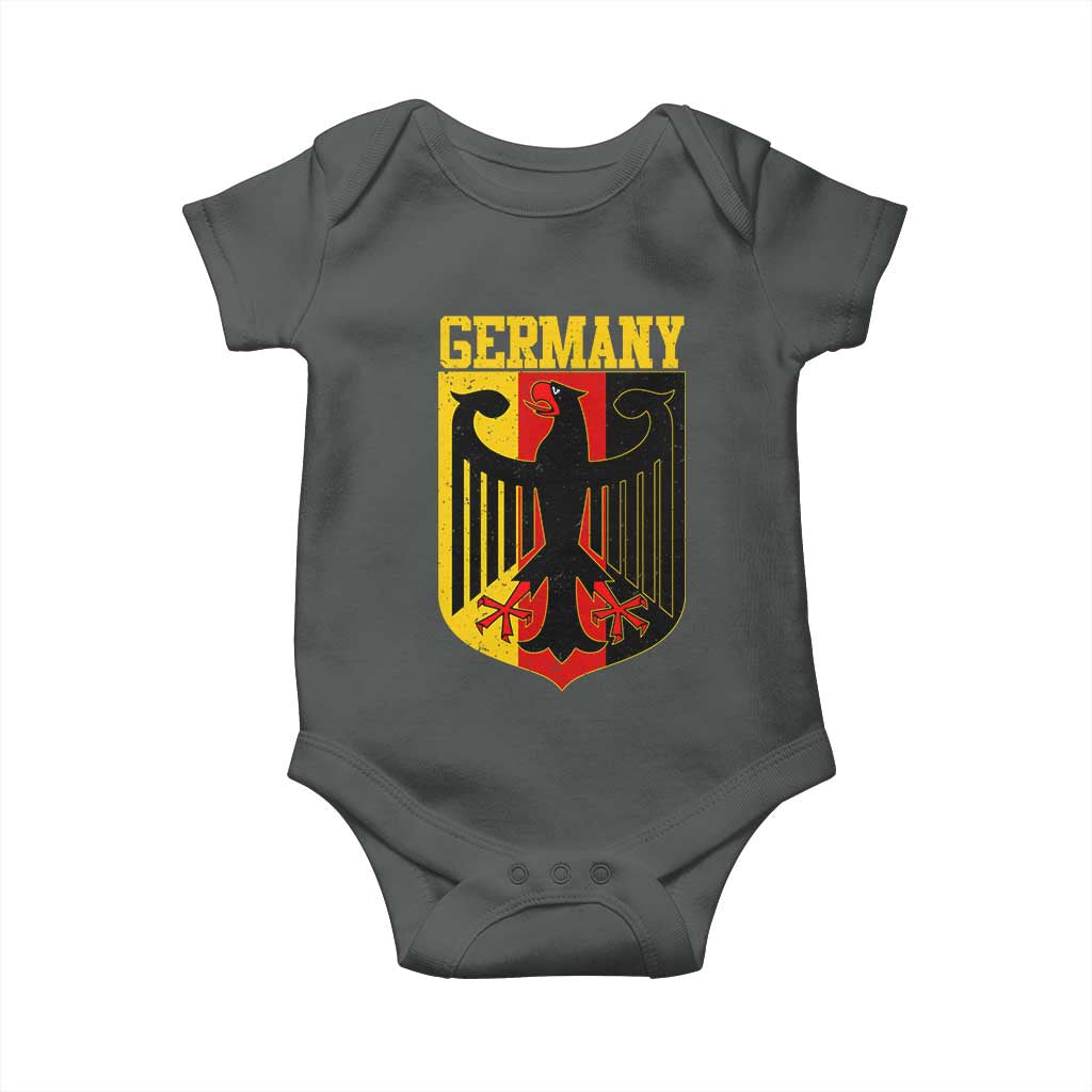 Proud Germany Baby Onesie Bundesadler Coat of Arms German Flag - Wonder Print Shop
