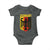 Proud Germany Baby Onesie Bundesadler Coat of Arms German Flag - Wonder Print Shop