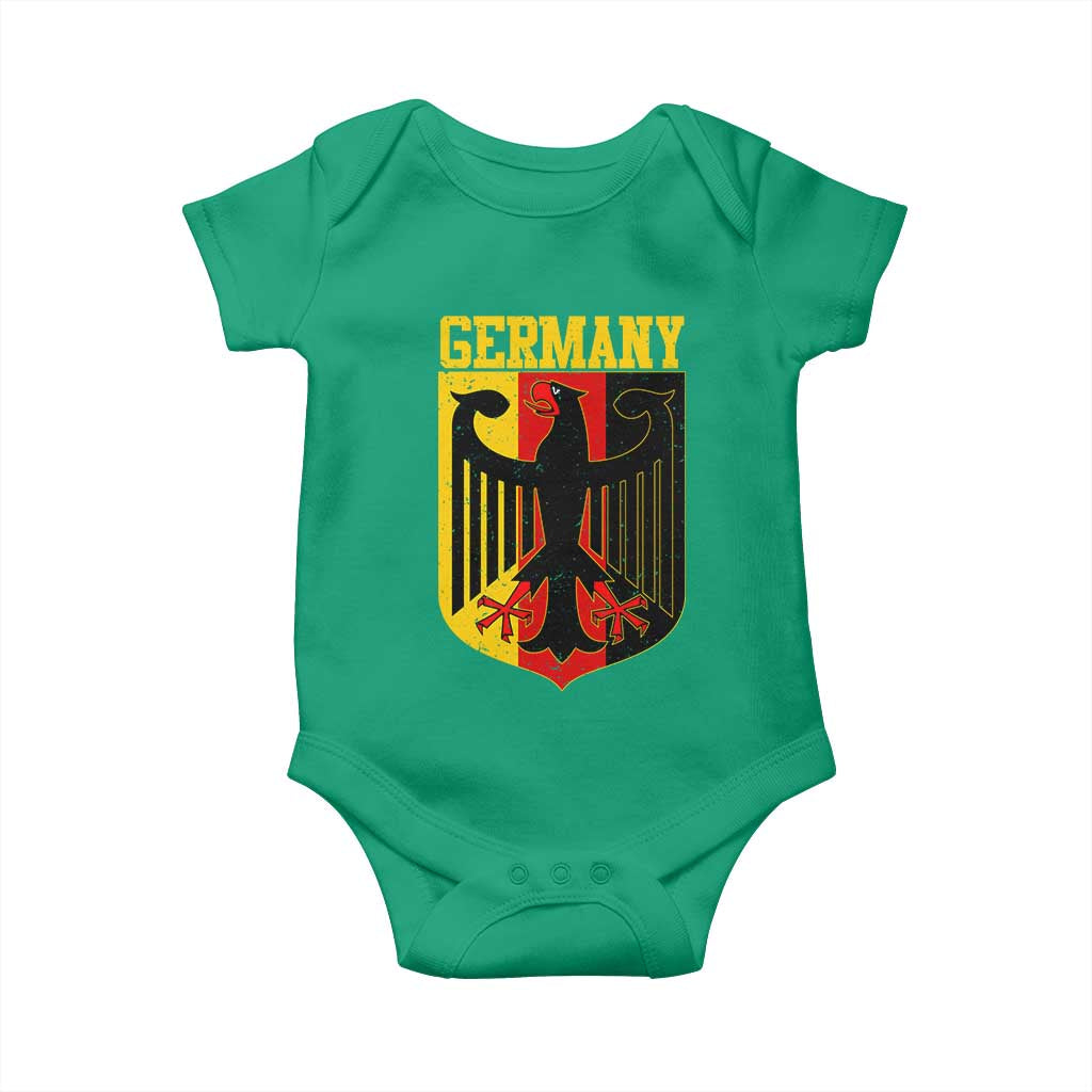 Proud Germany Baby Onesie Bundesadler Coat of Arms German Flag - Wonder Print Shop