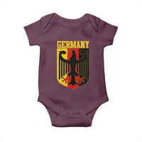 Proud Germany Baby Onesie Bundesadler Coat of Arms German Flag - Wonder Print Shop