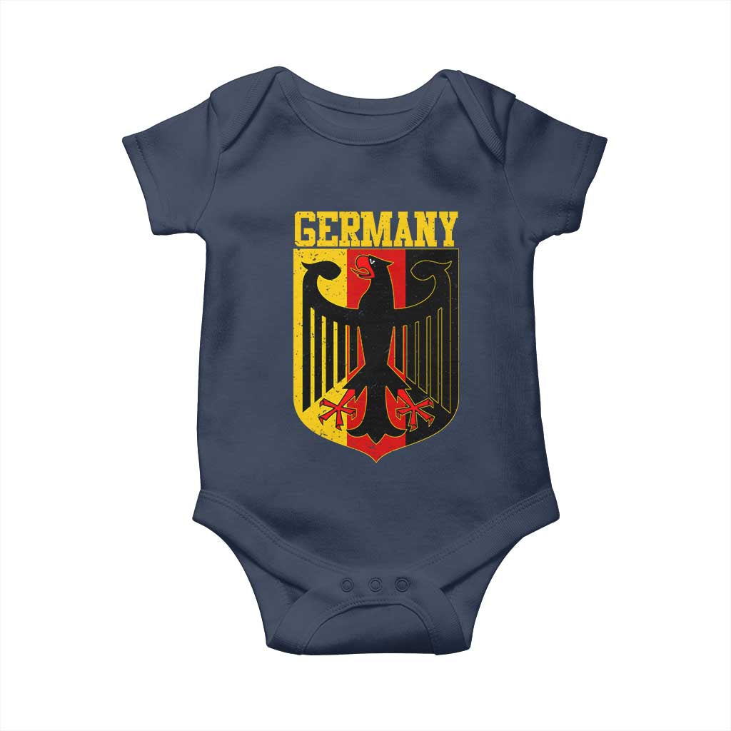 Proud Germany Baby Onesie Bundesadler Coat of Arms German Flag - Wonder Print Shop