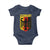 Proud Germany Baby Onesie Bundesadler Coat of Arms German Flag - Wonder Print Shop