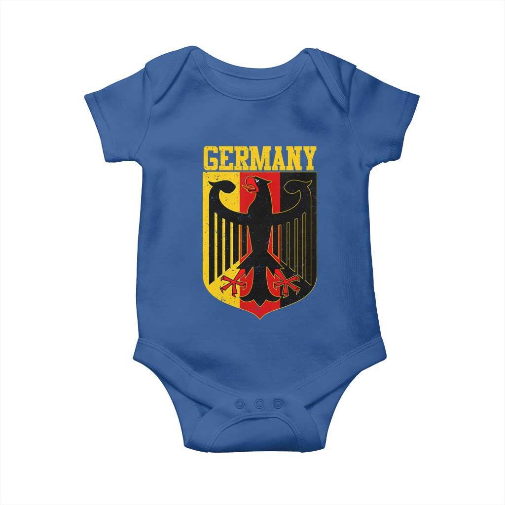 Proud Germany Baby Onesie Bundesadler Coat of Arms German Flag - Wonder Print Shop