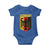 Proud Germany Baby Onesie Bundesadler Coat of Arms German Flag - Wonder Print Shop
