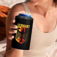 Proud Germany 4 in 1 Can Cooler Tumbler Bundesadler Coat of Arms German Flag - Wonder Print Shop
