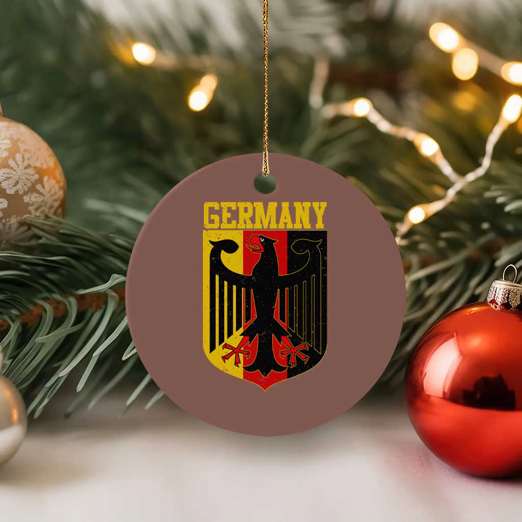 Proud Germany Ceramic Ornament Bundesadler Coat of Arms German Flag - Wonder Print Shop